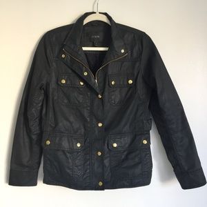 J CREW Downtown Field Jacket - Black - Size S